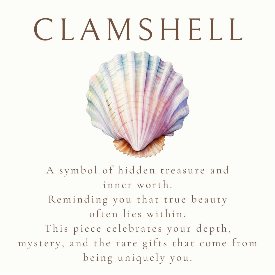 Clamshell Droplet Necklace