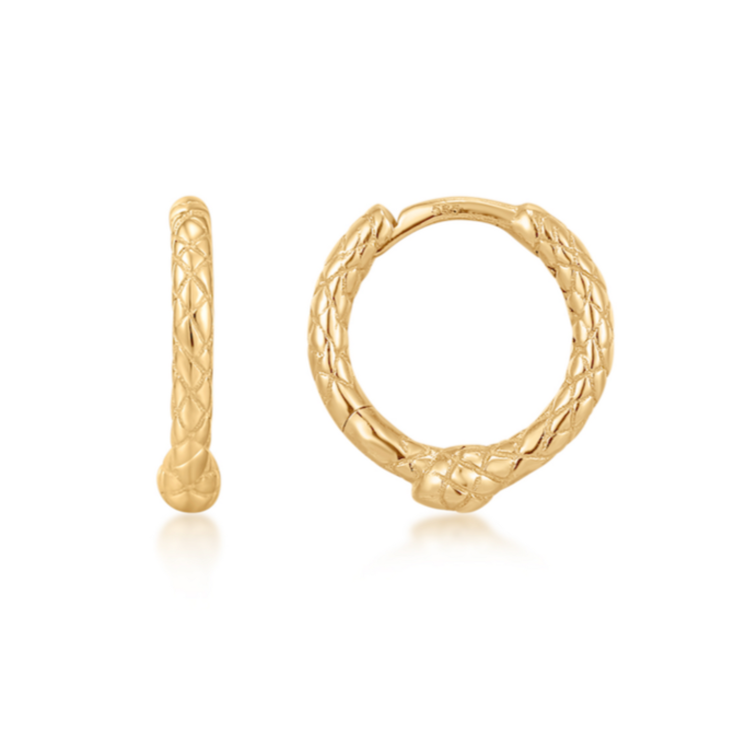 Solid Gold Snake Huggies